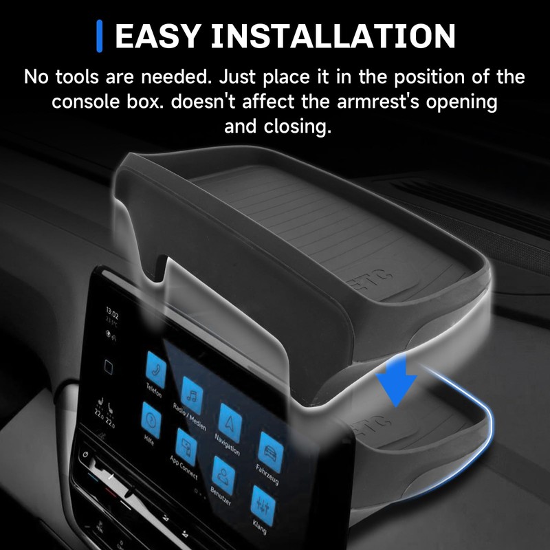 SXCY for 2025 2026 VW ID.4 Dashboard Organizer Tray for