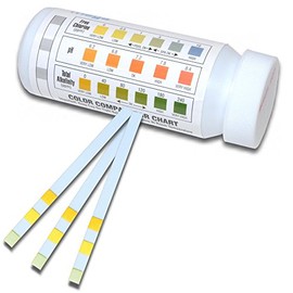Mega Pool Swimming Pool Test Strips - 3 in 1 - Chlorine/pH Value/Alkalinity | Pack of 50 Test Strips