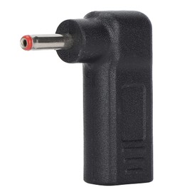USB Type C to DC 3.5 x 1.35 mm Adapter, Female to Male Plug, PD Emulator Trigger 90 Degree Angled, Right Angle PD Connector Charger for Laptop/Tablet