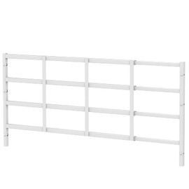 Fixed Window Safety Guard for Children Child Kids 19”x 54” Adjustable Width Prevents Accidental Falls,Non-Egress, Tamper Resistant Screws Included,White,Single Pack