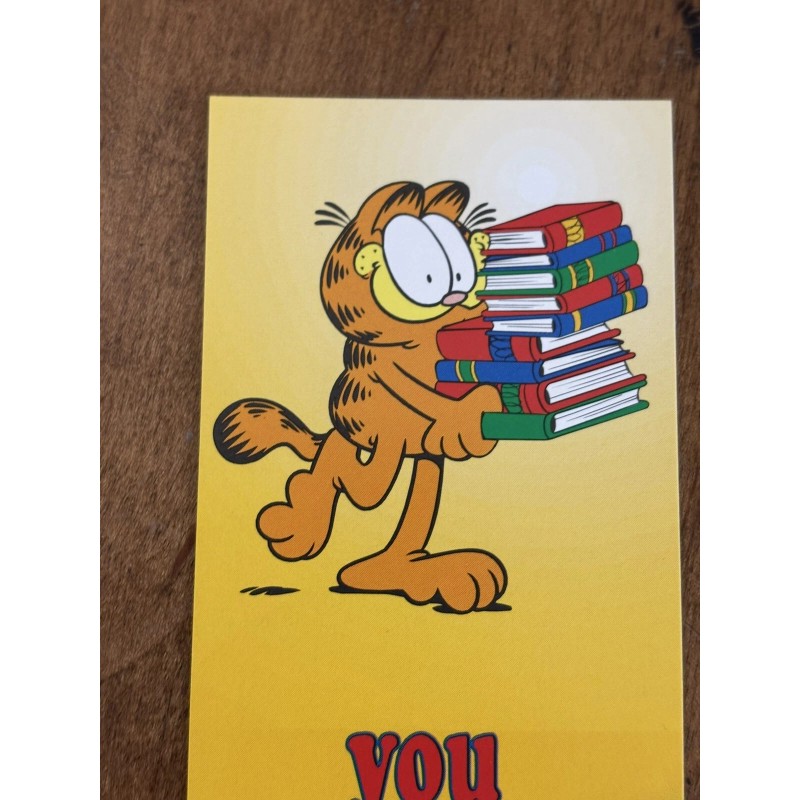 Vintage 1990’s Garfield “You Gotta Read To Succeed” Bookmark Library