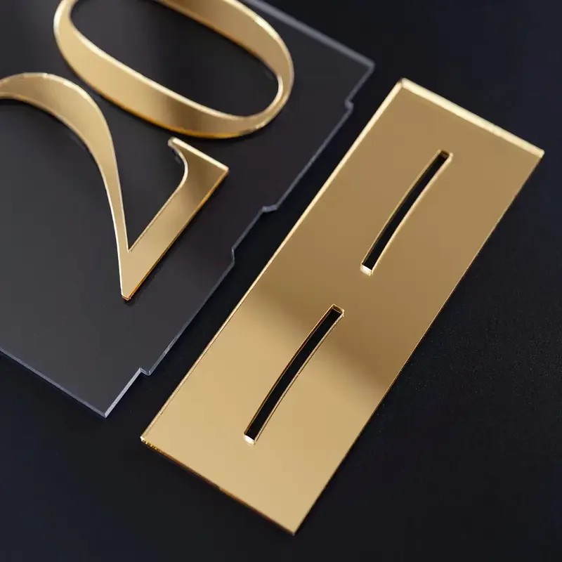 Elegant Gold Arch Wedding Table Numbers 1-20 5.5 X 7\"