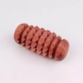 Hyangnamu 향나무 원통형손지압기 향나무휴대용손지압기 원통형 Cedar Wood Finger Massage Roller Portable Hand Roller