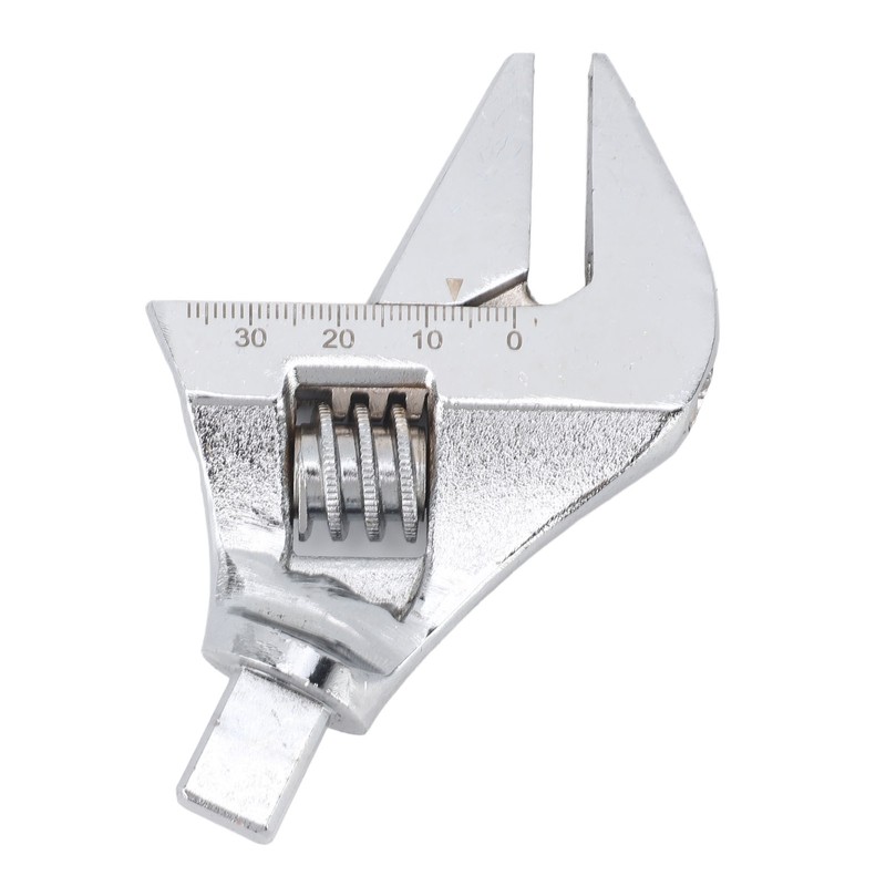 Adjustable Wrench Head Industrial Grade Torsion Ultra Large Opening CRV