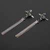 4Pcs Shoe Clips 4 Diamond Tassel Claw Chain Women's Boots