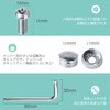 AX2V License Plate Stays with Anti-theft Screw Set for Cars,