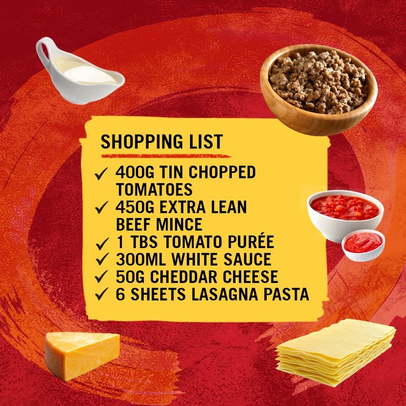 Schwartz Lasagne Recipe Mix 36 G | Serves 4 |