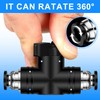 Nizirioo 8 mm Pneumatic Connector, Pack of 5 Pneumatic Valve