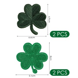 CVFRTT 4 Pieces Of Leaf Embroidered Cloth Patches, Clothing Repair Patches, Clothing Decorative Cloth Patches, Can Be Used On Clothes, Bags, Hats