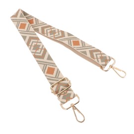 DIYEAH Correa Ancha para Bolsos De Mujer Correa De Hombro Ajustable Y Decorativa CinturóN De AlgodóN Y PoliéSter Multiusos para Bandoleras Y Mochilas 130Cm X 3.8Cm