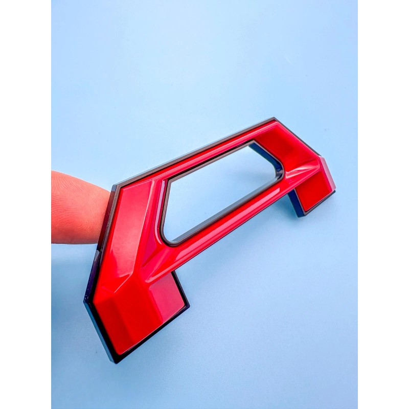 custom emblems Red with Black Base Tailgate letters compatible with