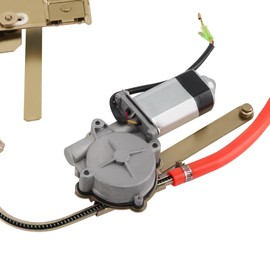 maXpeedingrods Universal 2-Door Electric Power Window Conversion Flat Glass Installation Kit with Switches Wiring for ford Chevy Chrysler 1932-UP