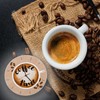 speecheese Coffee Time Coffee Wall Clock with Coffee Cup Decoration