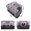 Power Ground Distribution Block 1 in 3 Out Zinc Alloy