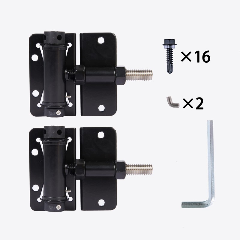 Self Closing Hinges for Vinyl/Wooden Door, Easy to Install and