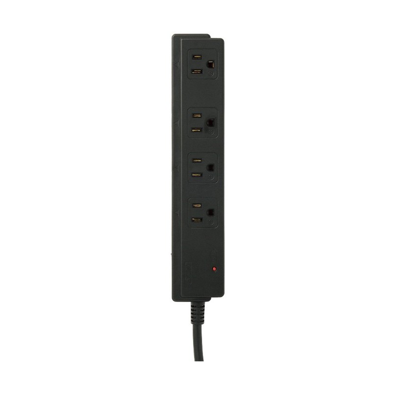 BUFFALO BSTAPSDC820BK 2/3 Pin Power Strip 4+ 4 Outlet Type,