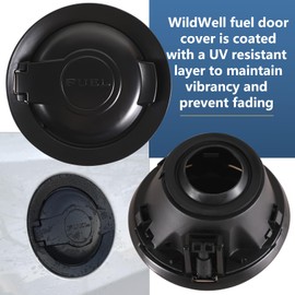 WildWell Gas Cap Fuel Filler Gap For 2008-2024 Dodge Challenger Gas Cap Cover Replace OEM 68250120AA Black