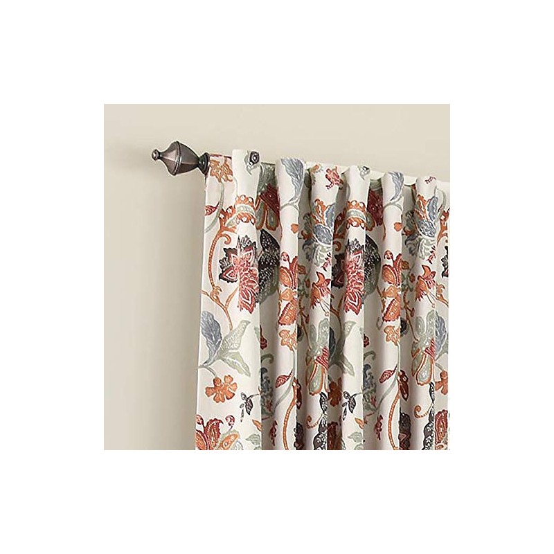 Eclipse Nina Blackout Curtain - Orange 52"x95"