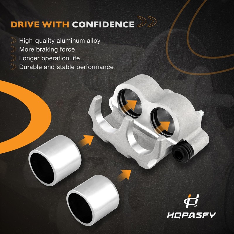 Brake Calipers with Pads Front Left & Right Compatible with