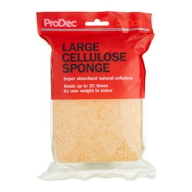 ProDec Super Absorbent Cellulose Sponge Holds 20x Its Weight in Water, Ideal for Decorating, Wallpaper Hanging, Tile Grouting, Vehicle Cleaning, Washing Down, Sugar Soaping & More - Large Size