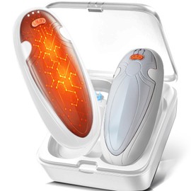 Hand Warmers Rechargeable 2 Pack,with Charging Case,14000mAh Electric Hand Warmer Reusable, 60Hrs Long Heating, Portable Pocket Heater Handwarmer for Women Men, Outdoor Camping, Ski Equipment (White)