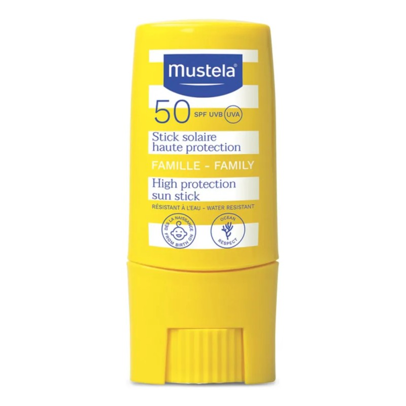 Mustela Protector Solar Stick FPS50 Alta Protección 8g