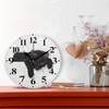 susiyo Round Wall Clock Battery Operated Decor Clocks for Living