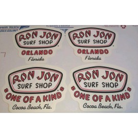 Ron Jon Surf Shop Lot of 4 Ron Jon Surf Shop "One Of A Kind" Cocoa Beach & Orlando Sticker