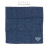 Imabari Towel Contex MOKU Light Towel Handkerchief, Turquoise Blue