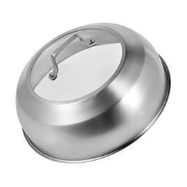 Stainless Steel Basting Cover for 14" Woks, 13.5" (13" Inner Diameter)