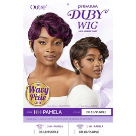 Outre Duby Wig - Human Hair - Pamela (JET BLACK 1)