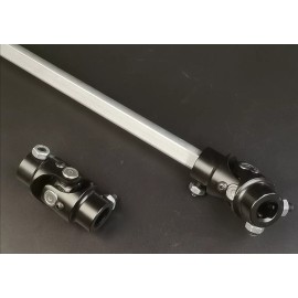 RSRing 36" Long 3/4" DD Steel Steering Shaft+1" DD + 9/16"-26 Spline X 3/4" DD U Joints