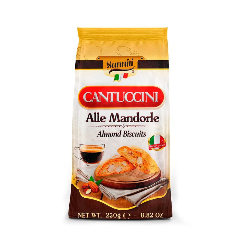 Sanniti Cantuccini Almond Biscuits | Traditional Italian Cookies with Almonds