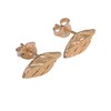 Leaf Stud Earrings Gold Filled 14k Tiny Everyday studs