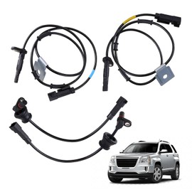Wheel Speed Sensor,Aublinto ABS Wheel Speed Sensor Front Rear Right & Left Side 20811372 20811371 23348259 970046 5S12060 SK970086 Compatible for 2010-2017 Equinox, Compatible for 2010-2017 Terrain