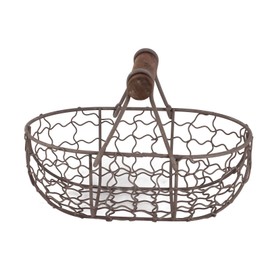 2pcs Flower Girl Basket Wedding Flower Baskets Metal Baskets Home Decor