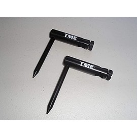 TMC 2 x Black Aluminium Single arm 16 mm Diameter Bankstick Stabilizers. 8cm Leg