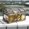 Fauitay pirate treasure chest,Storage Organizer Crystal Jewelry Box Transparent Pirate
