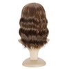 Ucubb Pelucas cortas y rizadas con flequillo para mujer, pelucas