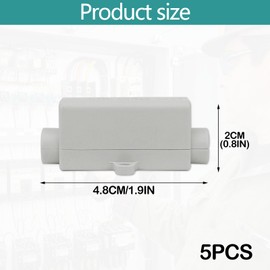 keyxer Kabelverbinder Klemmleiste für 2,5 Bis 16 mm² Draht Klemmblock Verbindungsklemmen Leiter Klemmen Elektro Hauptleitungsabzweigklemme Anschlussklemmen Reihenklemme, potentialausgleichsschiene