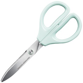 Kokuyo 7“ Scissor All purpose with Hybrid Arch Stainless Steel Blade, Pastel Blue, Sharper Cutting Performance Heavy Duty Cutter for Office Home School Craft Supplies (HSM-A100LB)