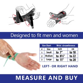 TOROS GROUP MANUFACTURE Wrist Support with Right Hand Thumb Support Made of Highest Quality Neoprene Black Small