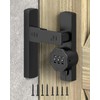 BiceNoning 90/180 Degree Barn Door Lock, Flip Combination Latch Lock,