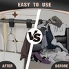 VARKAGE Pack of 6 Hooks for Clothes Rail, Clothes Hook