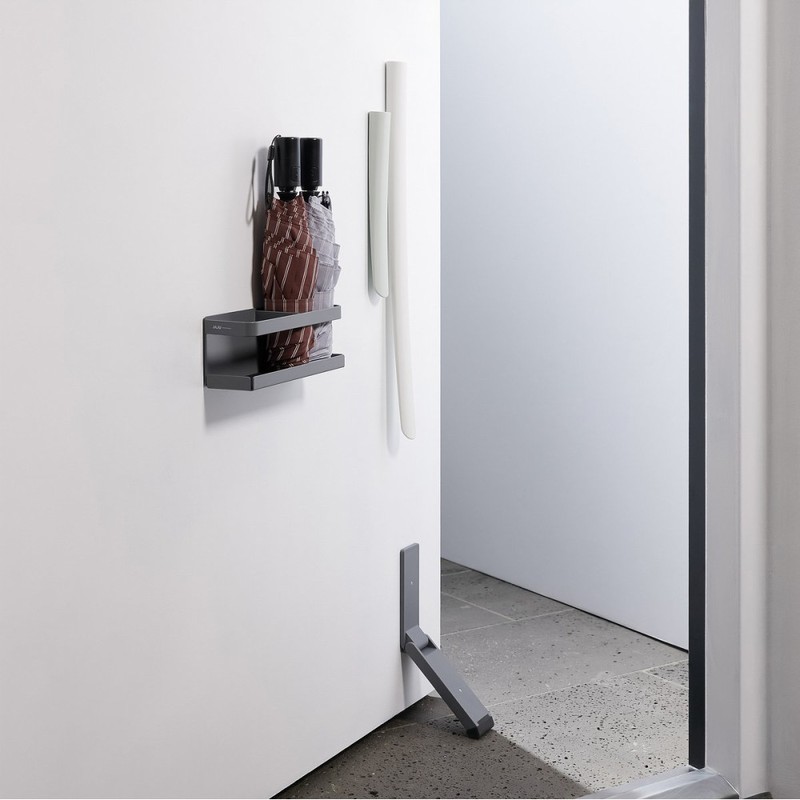JAJU [JAJU] Strong Magnet Umbrella Holder - Grey