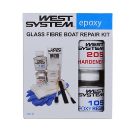 West System 105 glass fibre repair kit