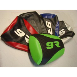CUSTOM SEAT COVERS KAWASAKI ZX9 PASSENGER CUSTOM  SEAT COVER ON VINYL FOR 98- 01