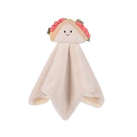 Apricot Lamb Delicious Sandwich Blanket Soft Loveys for Babies, Security Blanket for Baby Boy and Girl, Infant and Toddlers 13.8x13.8 Inches