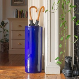 Red Lantern 24" Navy Blue Umbrella Stand, 2 Foot