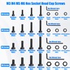 Bemaka 1108PCS Metric Screw Assortment Kit, M3 M4 M5 M6